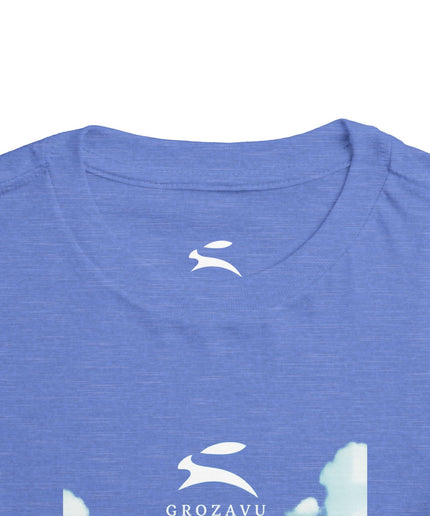 Kurzarm-T-Shirt für Kleinkinder | Grozavu Design