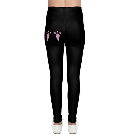 Cute Youth Leggings with Playful Paw Design for Active Kids