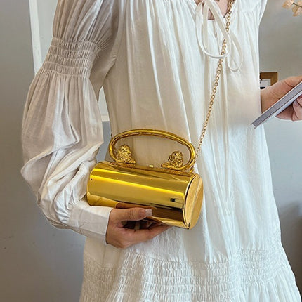 Fashion handbag women's versatile solid color acrylic bag chain strap crossbody bag