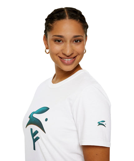 Glückliches T-Shirt Grozavu | FEHU Rune Energie Tee
