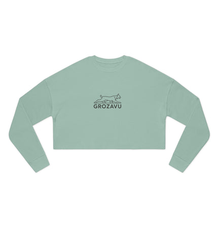 Grave Women's Cropped Sweatshirt - Trendy and Cozy Style for Everyday Wear
