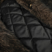 Cotton collar jacket with cotton jacket