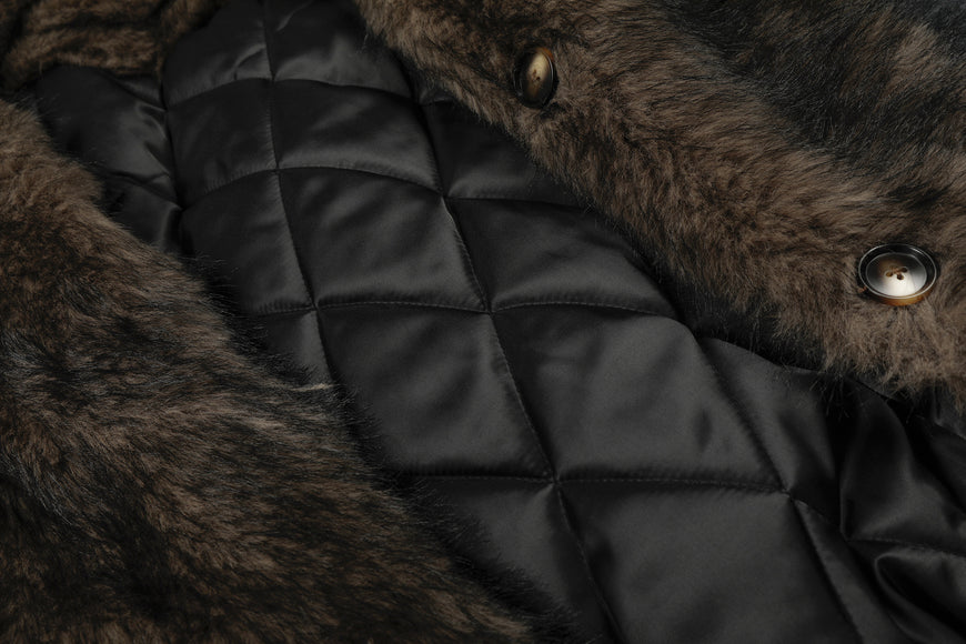 Giacca con Collo di Cotone con Giacca di Cotone