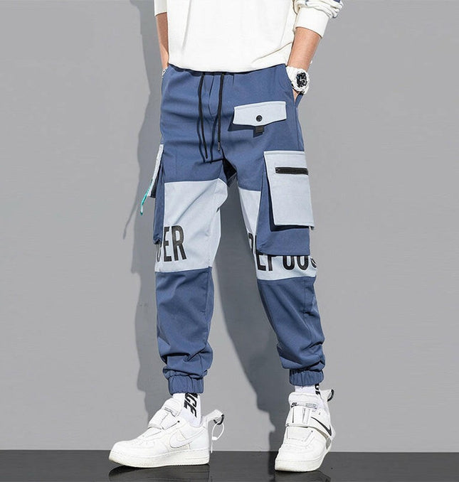 Grozavu's Trendy Colorwork Hip-Hop Pants: Casual & Loose Fit for Fall at €30.99