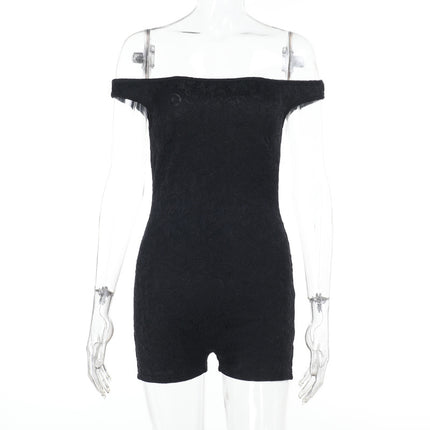 Mono Casual de Encaje en los Hombros