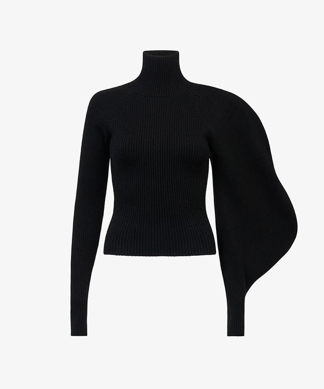 Sleek & Stylish: Grozavu's Minimalist Turtleneck Sweater for Women!
