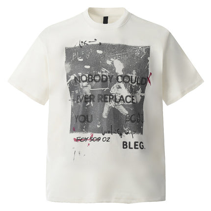 Creative Letter Print T-Shirt – Clean Fit