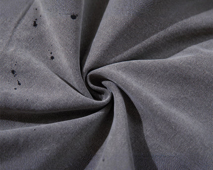 Street Style Men's Pants, Patchwork Distressed Dirty Knife-Pants, Trendy Brand, Casual Loose Fit Men's Trousers