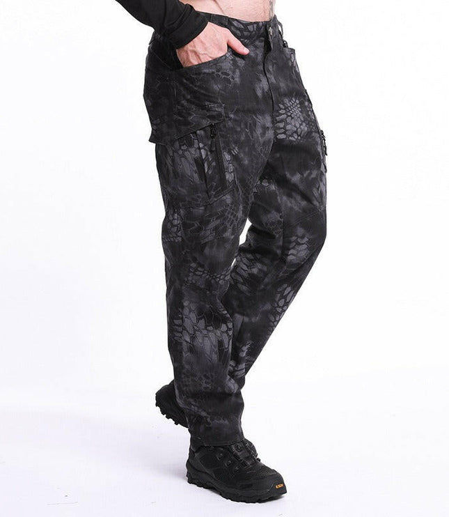 Grozavu Plaid & Camo Men's Pants: Stylish