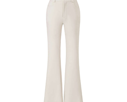 High Elastic Micro Flare Casual Pants