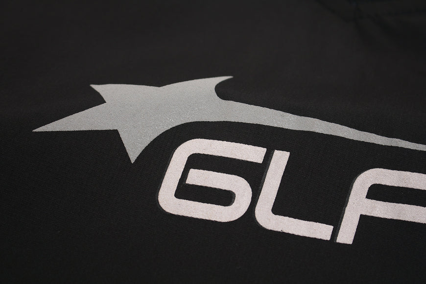 Maglietta Sportiva Impermeabile a V Maniche Lunghe Nera Bianca