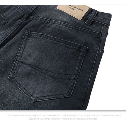 Gerade lockere Passform Denim Jeans für Männer und Frauen