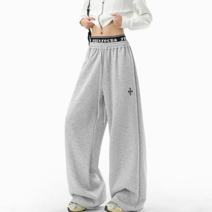 Cleanfit Zwei-Wege Bund Freizeitweite Beinhosen