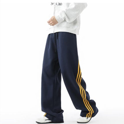 Pantalons à trois bandes lourds - Coupe ample