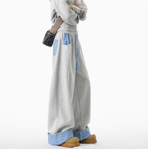 Loose Wide-Leg Sweatpants