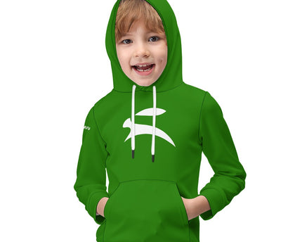Boys Green Hoodie – Grozavu Bunny Logo
