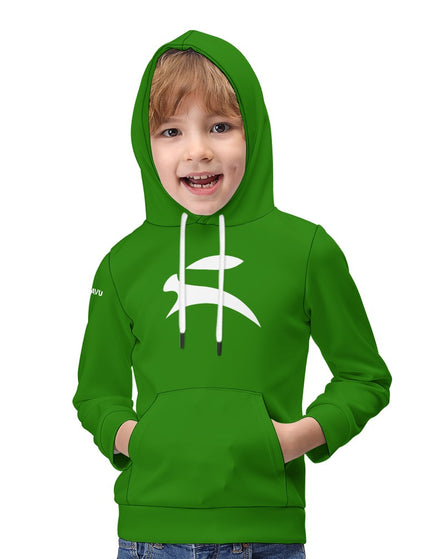 Boys Green Hoodie – Grozavu Bunny Logo