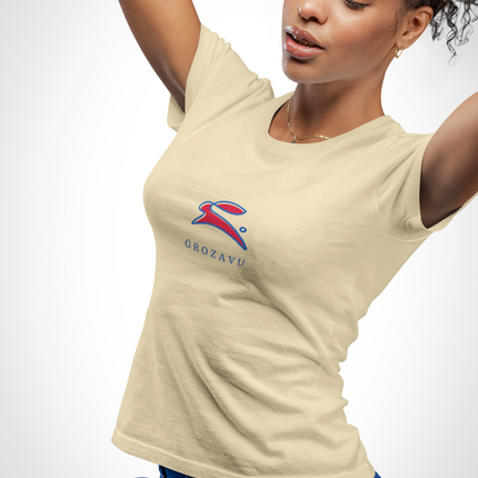 Casual Unisex Heavy Cotton Tee - Grave Logo, Perfect for Everyday Wear
