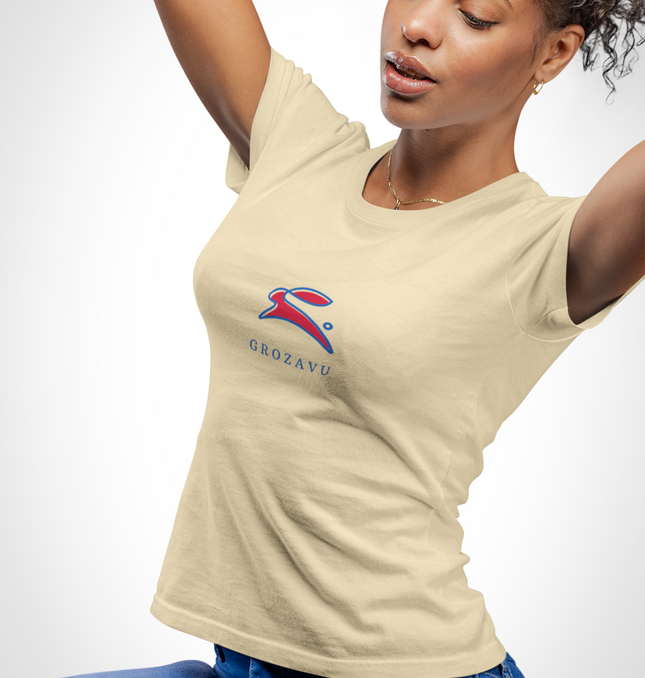 Casual Unisex Heavy Cotton Tee - Grave Logo, Perfect for Everyday Wear