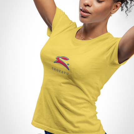 Casual Unisex Heavy Cotton Tee - Grave Logo, Perfect for Everyday Wear