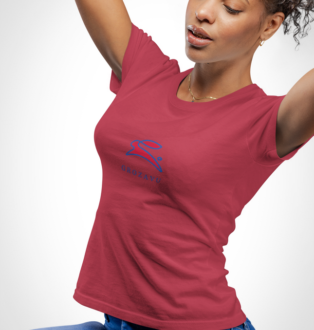 Casual Unisex Heavy Cotton Tee - Grave Logo, Perfect for Everyday Wear