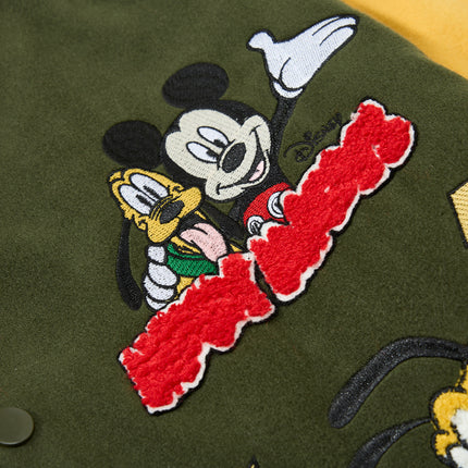 Giacca Ricamata in Stile Retro Cartoon – Cappotto Invernale Caldo