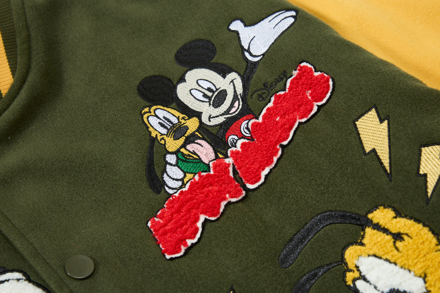 Giacca Ricamata in Stile Retro Cartoon – Cappotto Invernale Caldo