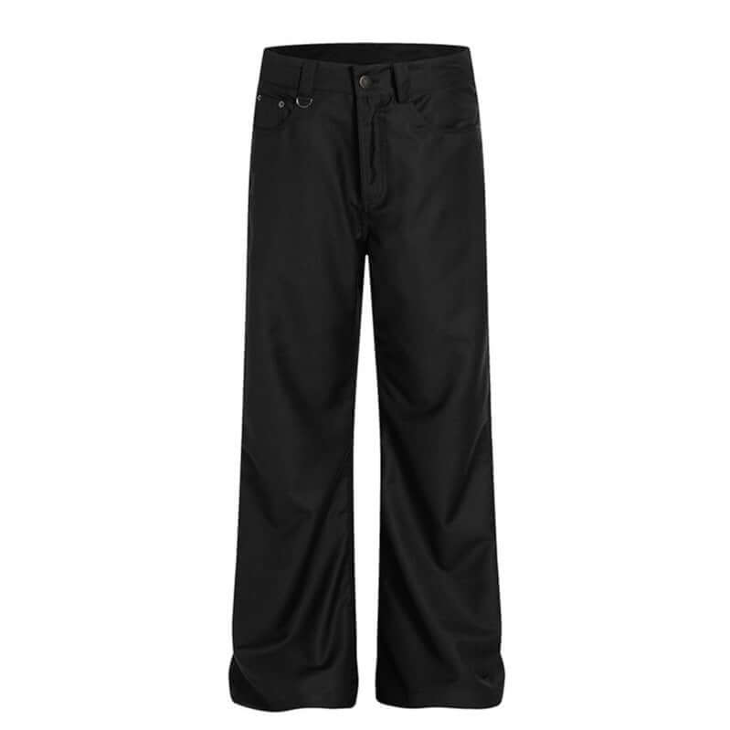 Front view of Black Basic Jeans - Grozavu brand streetwear