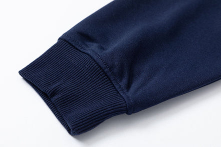 Christmas Reindeer Print Medium-Length Hoodie