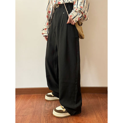 Pantaloni Casual Drepți cu Picioare Largi – Croi Lejer