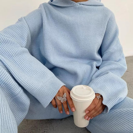 Set sportivo in cotone misto a due pezzi