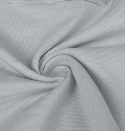 Close-up view of soft cotton fabric used in Retro Letter Print Hoodie – Loose Fit.