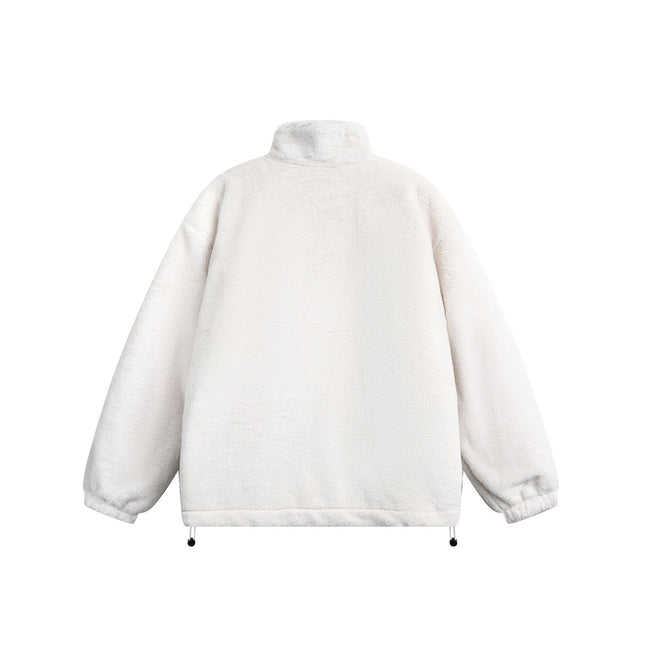 Casual Cartoon Lamb Fleece Jacket