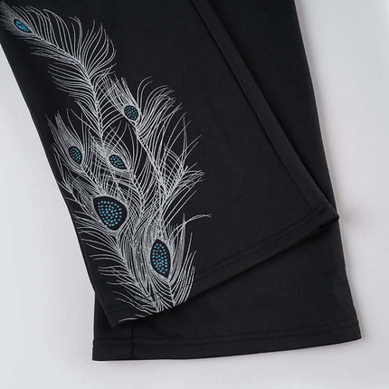 Pantalones Deportivos Casuales Negros – Corte Suelto