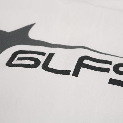 Waterproof Sports V-Neck Long Sleeve Shirt Black White