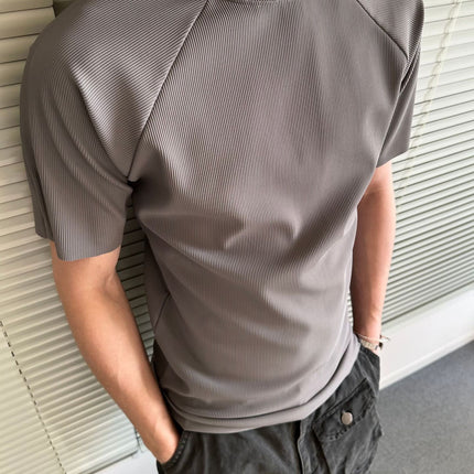 Seamless Jacquard Sports T-Shirt – Loose Fit