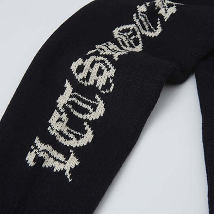 Suéter de punto jacquard cruzado – Corte holgado