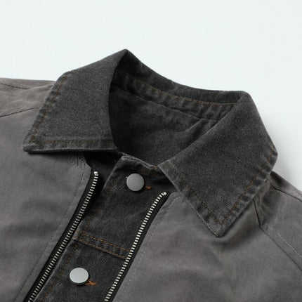 Veste de travail en coton - Coupe ample