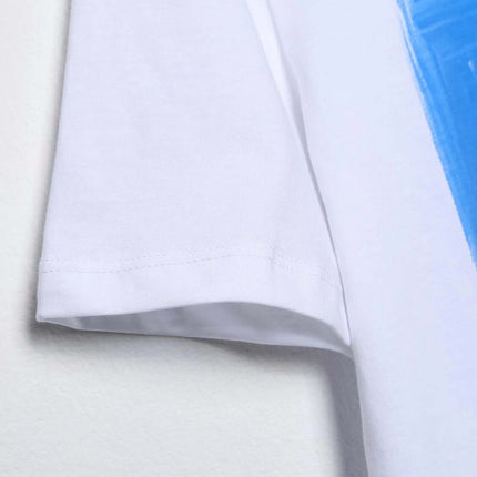 Tricou cu imprimeu frumos în stil de stradă