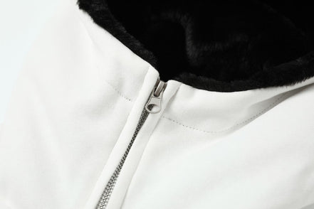 Street Fashion Zipper Hooded Sweatshirt for Men