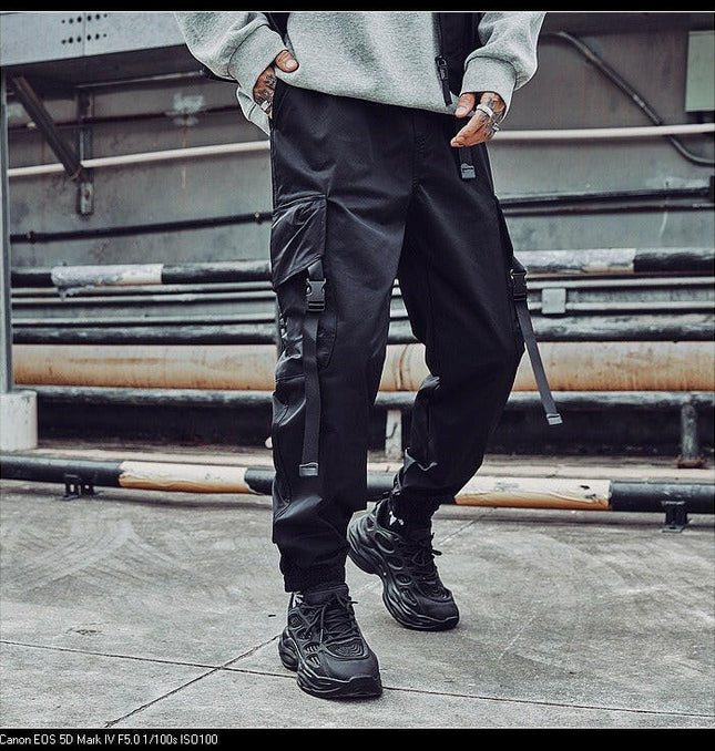 Grozavu Streetwear Overalls:Inspired Assault Pants at €65.99