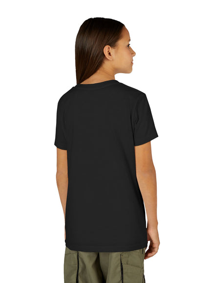 Cool Grave Graphic Youth T-Shirt - Trendy Black Tee for Kids