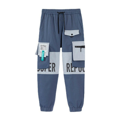 Grozavu's Trendy Colorwork Hip-Hop Pants: Casual & Loose Fit for Fall at €30.99