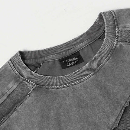 Tricou Retro Spălat Deconstruit