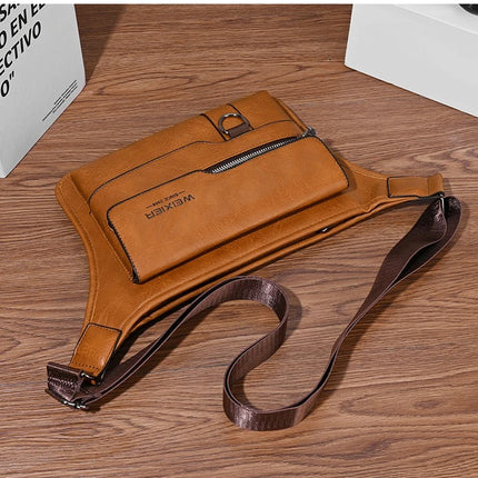 Men's large capacity waterproof chest bag