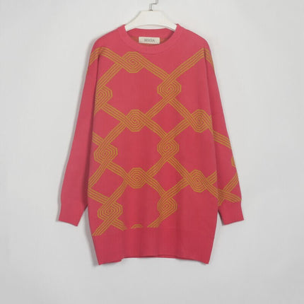 ONeck Knit Sweater – Soft Loose Fit