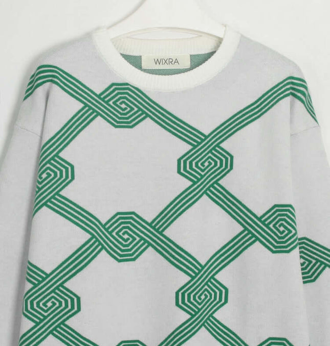 ONeck Knit Sweater – Soft Loose Fit