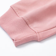 Christmas Reindeer Print Medium-Length Hoodie