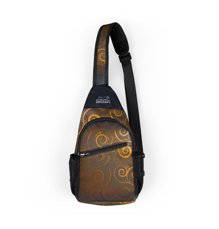 Bohemian Chic Chest Bag - Stylish Sling for Adventures & Everyday Use