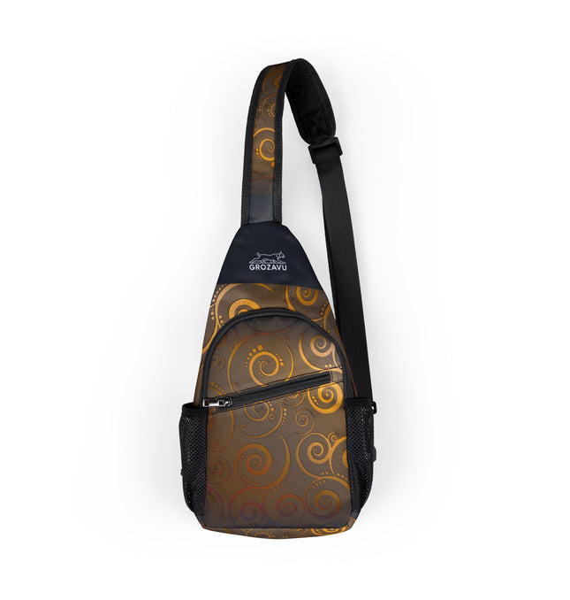 Bohemian Chic Chest Bag - Stylish Sling for Adventures & Everyday Use